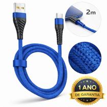 Cabo Carregador USB para Tipo C Turbo 2 Metros Reforçado - Inova Cabo Carregador USB para Tipo C Turbo 2 Metros Reforçado - Inova