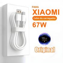 Cabo Carregador USB Tipo C 67W PD3.0 - Super Rápido para Xiaomi Mi 11/12, Redmi Note 9/10 e Poco X5 Pro