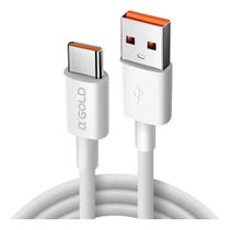 Cabo Carregador USB Tipo C 6A Carregamento Rápido Alta Velocidade Compatível Celulares Smartphones Tipo C Cabo Carregador USB Tipo C 6A Carregamento Rápido Alta Velocidade Compatível Celulares Smartphones Tipo C