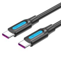 Cabo Carregador Usb Tipo-C P/ Usb-C 100w 5a 2 Metros Vention