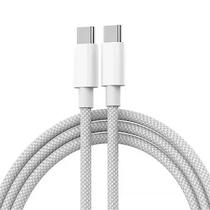 Cabo Carregador USB Tipo c para Tipo C 1 Metro Carregamento Rápido