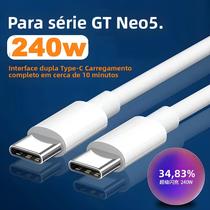 Cabo Carregador USB Tipo C UltraDart SUPERDART 240W 150W Para Realme GT3, GT5, Neo3, Neo5, GT2,