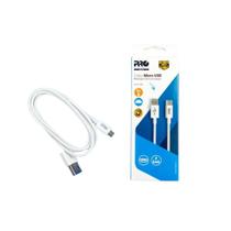 Cabo carregador usb v8/micro 2.4a 1m caus-100m branco proeletronic