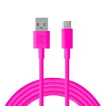 Cabo Carregador V8 De Nylon Usb - Xt-5380-v8 Pink Cabo Carregador V8 De Nylon Usb - Xt-5380-v8 Pink