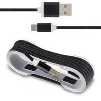 Cabo Carregador V8 De Nylon Usb - Xt-5380-v8 Preto Cabo Carregador V8 De Nylon Usb - Xt-5380-v8 Preto