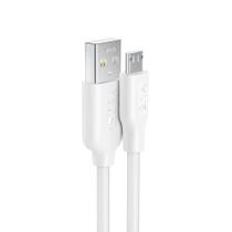 Cabo Carregamento Dados 1Hora Usb A/Micro Usb 2.1A 1M Branco