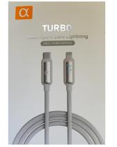 Cabo carregamento/dados A'GOLD Tipo C p/ Lightning IOS 27W visor LED potencia de carregamento CB121 Cabo carregamento/dados A'GOLD Tipo C p/ Lightning IOS 27W visor LED potencia de carregamento CB121