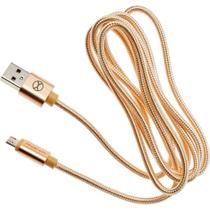 Cabo Carregamento Micro Usb Em Nylon 1.5M M15Gd Gold, 801118 Cabo Carregamento Micro Usb Em Nylon 1.5M M15Gd Gold, 801118