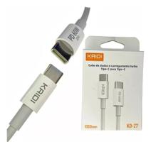 Cabo Carregamento Rapido E Dados Para Celular Tipoc Kaid