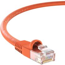 Cabo Cat6 InstallerParts UTP Booted Orange 1,8 m, pacote com 10