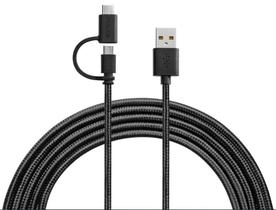 Cabo Celular Premium 2 X 1 Micro Usb/Tipo-C 1,5M Pulse Wi415