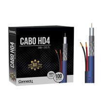 Cabo Cftv Hd 3mm - Hd4 bipolar - Premium - Rolo 100 Metros - CPRO