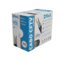 Cabo CFTV Premium 4 Pares, 305m, PVC, Azul Cabo CFTV Premium 4 Pares, 305m, PVC, Azul