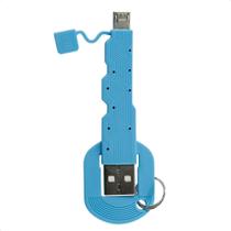 Cabo Chave Micro USB Smartphone Newlink CV100 Azul