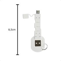 Cabo Chave Micro USB Smartphone Newlink CV100 Branco