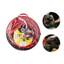 Cabo Chupeta Hutz 1200A 2,5m Reforçado Emergência Carro Bateria Pesado Isolado Alta Corrente Automotivo Cabo Chupeta Hutz 1200A 2,5m Reforçado Emergência Carro Bateria Pesado Isolado Alta Corrente Automotivo