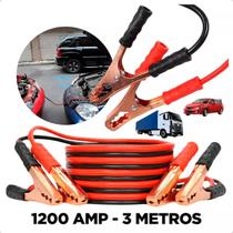 Cabo Chupeta Para Emergência De Carro 1200Amp