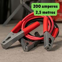 Cabo Chupeta Para Transferência Carga de Bateria 2,5m Para Carro Veículos 200 amperes 12 Volts - Utilíder Cabo Chupeta Para Transferência Carga de Bateria 2,5m Para Carro Veículos 200 amperes 12 Volts - Utilíder