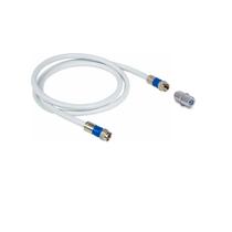 Cabo Coaxial 1 Metro Extensão Macho Femea RG6 95% Malha para Antena de TV Cabo Coaxial 1 Metro Extensão Macho Femea RG6 95% Malha para Antena de TV