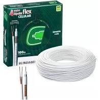 Cabo coaxial 4 mm bipolar 100 metros Condutti bipolar Flex