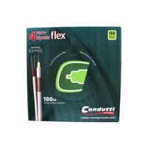Cabo Coaxial 4mm 80% Flexível Rolo com 100M 7899658703295 Condutti