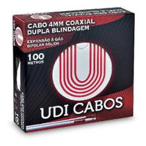 Cabo Coaxial 4mm Dupla Blindagem 100 Metros Udi Cabos