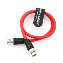 Cabo coaxial Alvin's Cables 12G BNC macho para macho 50 cm VERMELHO