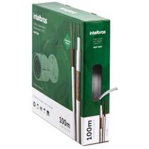 Cabo Coaxial Bipolar 4mm 2x26awg 80% 100m FC80CBR FAST CAM Intelbras