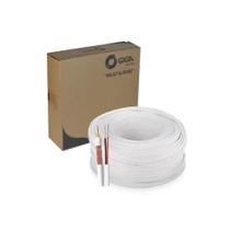 CABO COAXIAL BLINDADO HD LITE RG 59 4MM branco 7500hm 85% GS0226 100M