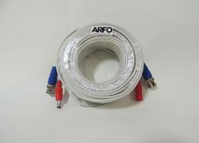 Cabo coaxial bnc arfo mod. ar-l30ht p/ cameras 30mt ahd/cvi/tvi/cvbs