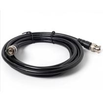 Cabo coaxial bnc x bnc 6mm - 2mts conexão estável e segura