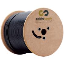 Cabo Coaxial Cabletech RGE-06 60% Preto - Bobina 305 Metros