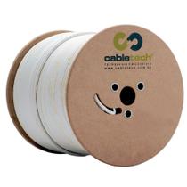 Cabo Coaxial Cabletech RGE-06 TSNET BCO 305M 802216000T00CB2 Cabo Coaxial Cabletech RGE-06 TSNET BCO 305M 802216000T00CB2