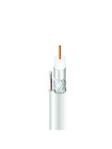 Cabo Coaxial Cabletech Rge-59 67% + Tp3 100 Mt Branco