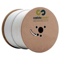 Cabo coaxial cabletech std-40+tp3 branco bobina 305 metros 801214000p01cb22 Cabo coaxial cabletech std-40+tp3 branco bobina 305 metros 801214000p01cb22