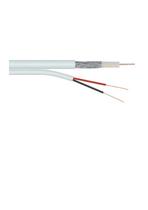 Cabo Coaxial (CFTV) Branco 80% - RF 4mm 100 metros