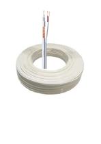 Cabo Coaxial (CFTV) Branco 90% - RF 4mm 100 metros