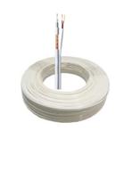 Cabo Coaxial (CFTV) Branco 90% - RF 4mm 50 metros