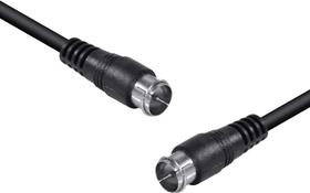 Cabo Coaxial F Macho X F Macho 2 Metros para Antena CF+F-2