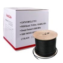 Cabo coaxial FiveStarCable RG6 Quad Shield 75 Ohm 305 m ETL