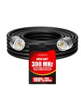 Cabo coaxial Foboiu RG58 Cabo de antena CB de 15 m 50 Ohm Cabo coaxial Foboiu RG58 Cabo de antena CB de 15 m 50 Ohm
