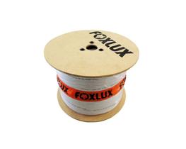 Cabo Coaxial Foxlux Rg59 47 300Mts Branco