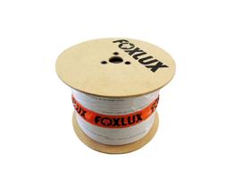 Cabo Coaxial Foxlux Rg59 67 300Mts Branco