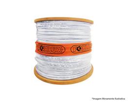 Cabo Coaxial Foxlux Rg6 67 300Mts Branco