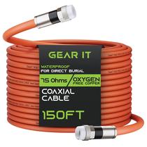 Cabo coaxial GearIt Direct Burial RG6 70 Ohm 150 pés