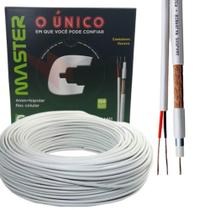 Cabo Coaxial Master Flexível 2x26AWG Branco 100 metros - condutti Cabo Coaxial Master Flexível 2x26AWG Branco 100 metros - condutti