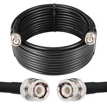 Cabo coaxial MOOKEERF BNC 25 pés RG58 50 Ohm macho para macho