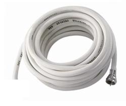 CABO COAXIAL P/ ANTENA TV CRIMPADO 18m C/ EMENDA