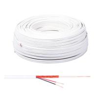 Cabo Coaxial para CFTV Bipolar 0,4mm x 2,5mm RF75 Ohms 2X26AWG 100 metros Megatron Homologado Anatel
