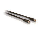 Cabo coaxial Philips RG6 com blindagem dupla 1,8 m conector F